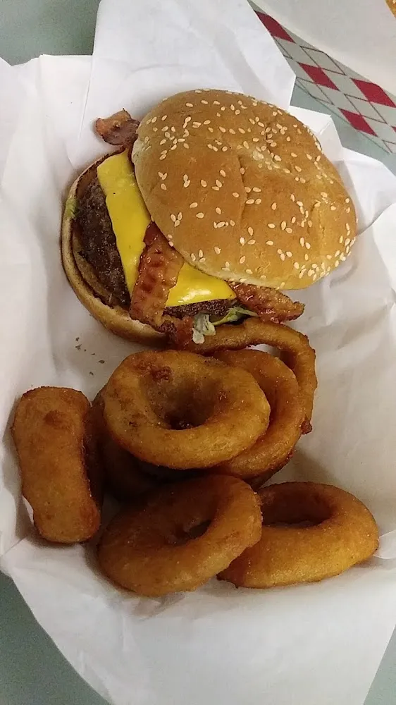 Bacon Cheese Burger Onion Rings